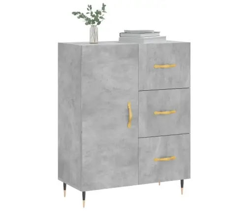 Puhvetkapp, Betoonhall, 69,5 X 34 X 90 cm Tehispuit