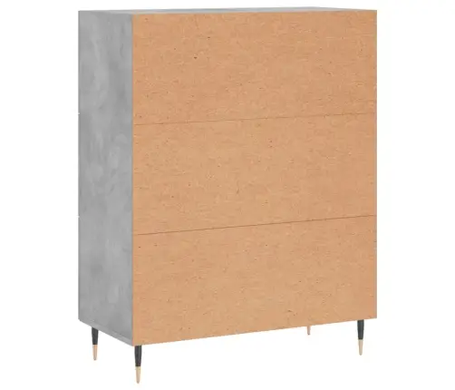 Puhvetkapp, Betoonhall, 69,5 X 34 X 90 cm Tehispuit