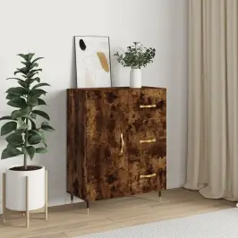 Kumode, Ozolkoka Krāsa, 69,5X34X90 Cm, Inženierijas Koks Vidaxl
