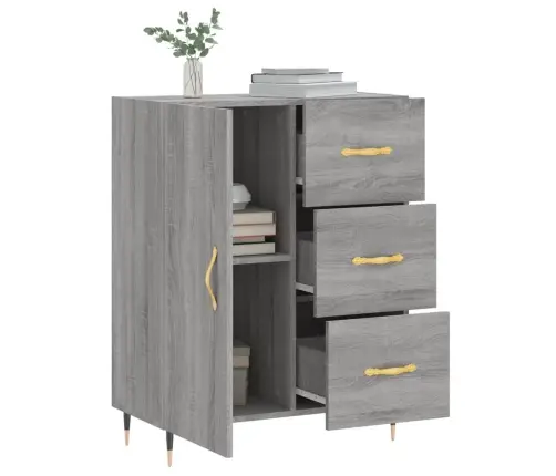 Puhvetkapp, Hall, Sonoma Tamm, 69,5 X 34 X 90 cm Tehispuit