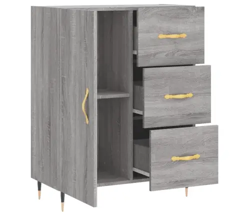 Puhvetkapp, Hall, Sonoma Tamm, 69,5 X 34 X 90 cm Tehispuit