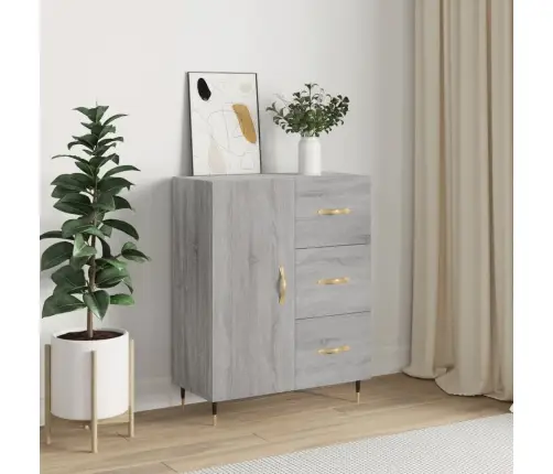 Puhvetkapp, Hall, Sonoma Tamm, 69,5 X 34 X 90 cm Tehispuit