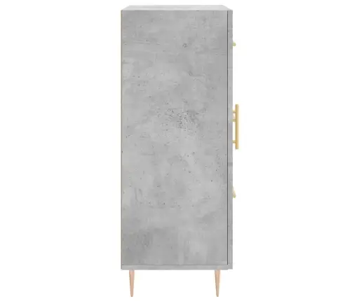 Kumode, Betona Pelēka, 69,5X34X90 Cm, Inženierijas Koks Vidaxl