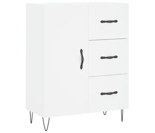 Puhvetkapp, Valge, 69,5 X 34 X 90 cm Tehispuit