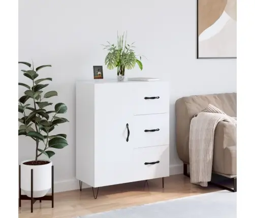 Puhvetkapp, Valge, 69,5 X 34 X 90 cm Tehispuit