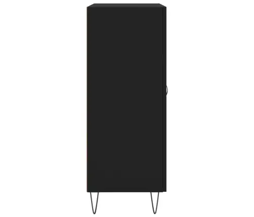 Kumode, Melna, 69,5X34X90 Cm, Inženierijas Koks Vidaxl