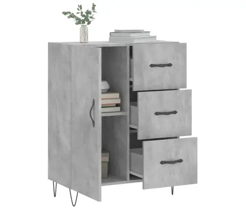 Puhvetkapp, Betoonhall, 69,5 X 34 X 90 cm Tehispuit Puhvetkapp, Betoonhall, 69,5 X 34 X 90 cm Tehispuit