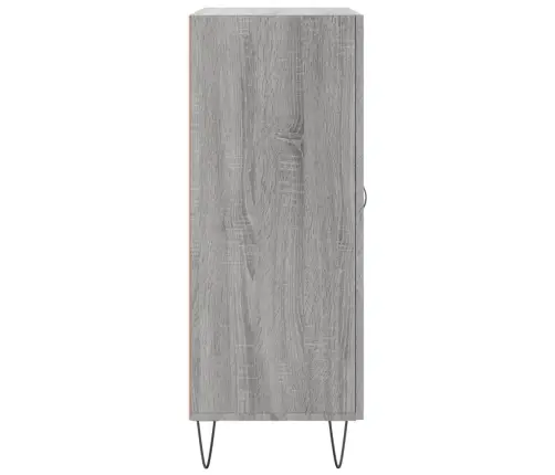 Šoninė Spintelė, Pilka Ąžuolo, 69,5X34X90cm Apdirbta Mediena