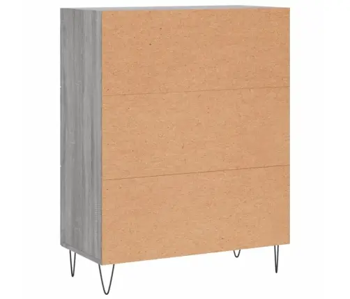 Šoninė Spintelė, Pilka Ąžuolo, 69,5X34X90cm Apdirbta Mediena