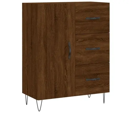 Kumode, Ozolkoka Krāsa, 69,5X34X90 Cm, Inženierijas Koks Vidaxl