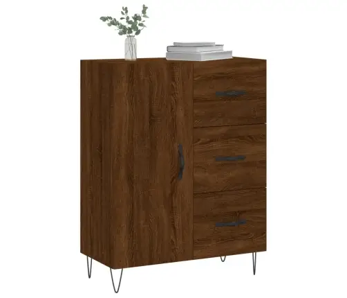 Kumode, Ozolkoka Krāsa, 69,5X34X90 Cm, Inženierijas Koks Vidaxl