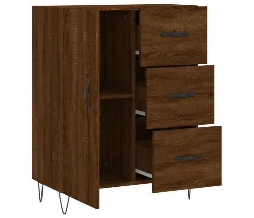 Kumode, Ozolkoka Krāsa, 69,5X34X90 Cm, Inženierijas Koks Vidaxl