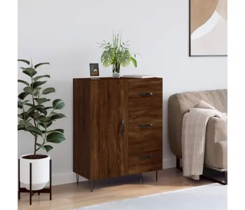 Kumode, Ozolkoka Krāsa, 69,5X34X90 Cm, Inženierijas Koks Vidaxl