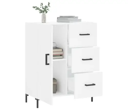 Puhvetkapp, Valge, 69,5 X 34 X 90 cm Tehispuit