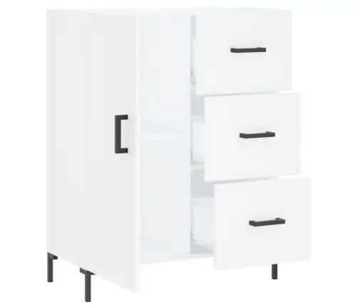 Puhvetkapp, Valge, 69,5 X 34 X 90 cm Tehispuit