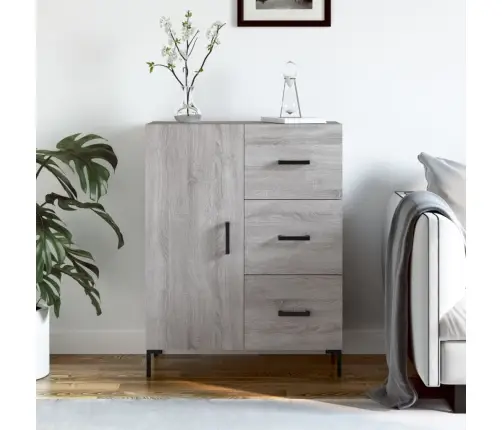 Puhvetkapp, Hall, Sonoma Tamm, 69,5 X 34 X 90 cm Tehispuit