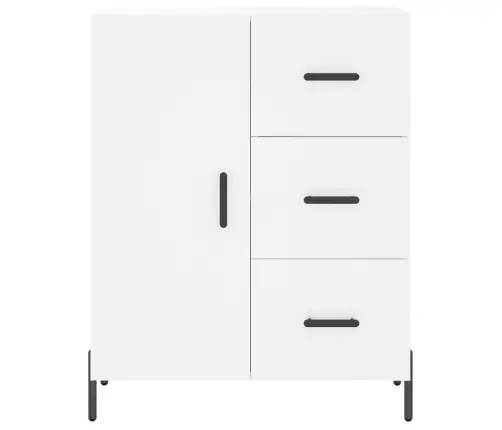 Šoninė Spintelė, Baltos Spalvos, 69,5X34X90cm Apdirbta Mediena