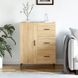 Kumode, Ozolkoka Krāsa, 69,5X34X90 Cm, Inženierijas Koks Vidaxl