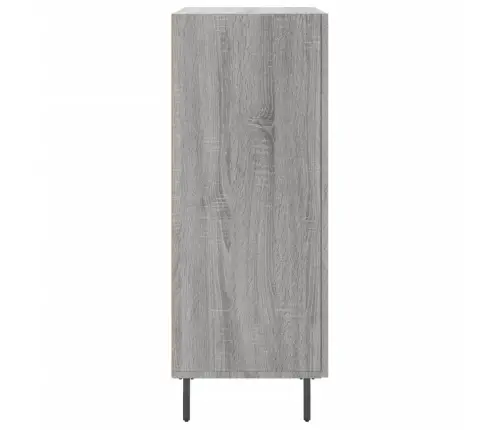 Kumode, Pelēka Ozolkoka, 69,5X34X90 Cm, Inženierijas Koks Vidaxl