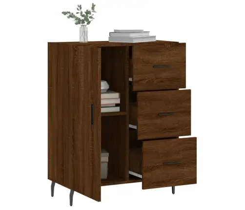 Kumode, Ozolkoka Krāsa, 69,5X34X90 Cm, Inženierijas Koks Vidaxl