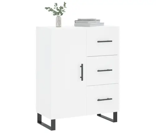 Šoninė Spintelė, Baltos Spalvos, 69,5X34X90cm Apdirbta Mediena