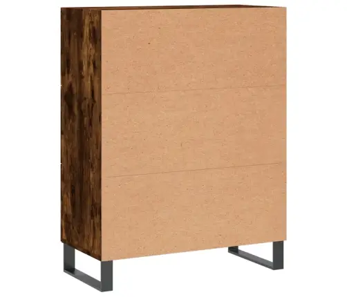 Šoninė Spintelė, Dūminio Ąžuolo, 69,5X34X90cm Apdirbta Mediena