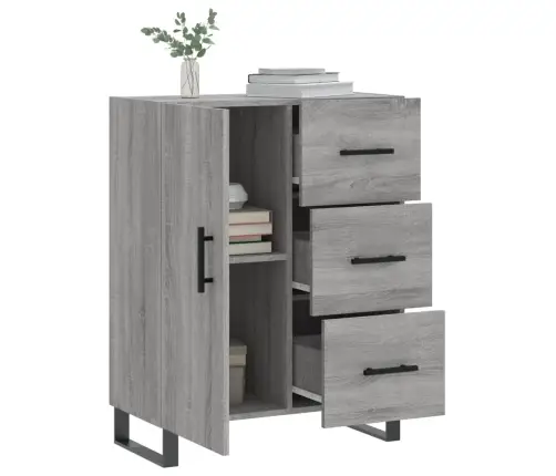 Puhvetkapp, Hall, Sonoma Tamm, 69,5 X 34 X 90 cm Tehispuit