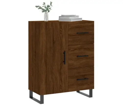 Kumode, Ozolkoka Krāsa, 69,5X34X90 Cm, Inženierijas Koks Vidaxl