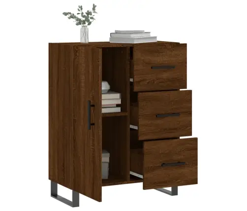 Kumode, Ozolkoka Krāsa, 69,5X34X90 Cm, Inženierijas Koks Vidaxl