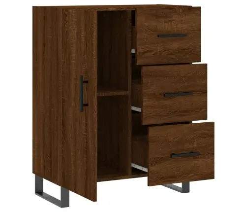 Kumode, Ozolkoka Krāsa, 69,5X34X90 Cm, Inženierijas Koks Vidaxl