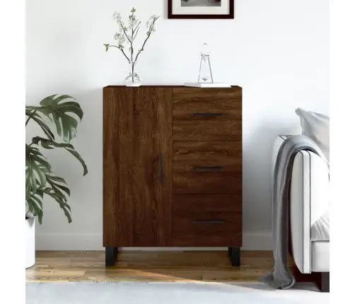 Kumode, Ozolkoka Krāsa, 69,5X34X90 Cm, Inženierijas Koks Vidaxl