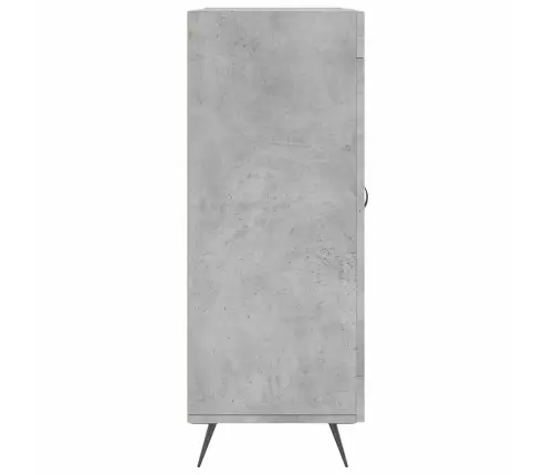Kumode, Betona Pelēka, 69,5X34X90 Cm, Inženierijas Koks Vidaxl