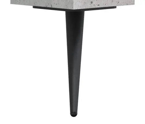 Kumode, Betona Pelēka, 69,5X34X90 Cm, Inženierijas Koks Vidaxl