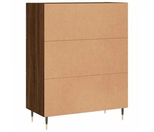 Kumode, Ozolkoka Krāsa, 69,5X34X90 Cm, Inženierijas Koks Vidaxl