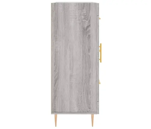 Kumode, Pelēka Ozolkoka, 69,5X34X90 Cm, Inženierijas Koks Vidaxl