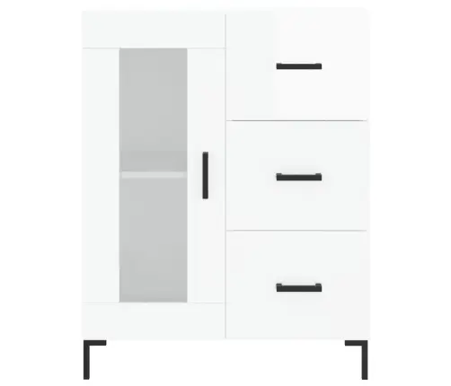 Šoninė Spintelė, Balta, 69,5X34X90cm Apdirbta Mediena, Blizgi