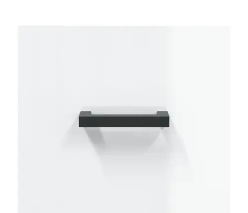 Šoninė Spintelė, Balta, 69,5X34X90cm Apdirbta Mediena, Blizgi