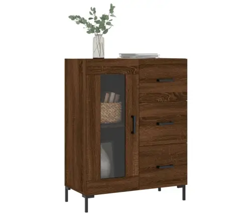 Puhvetkapp, Pruun Tamm, 69,5 X 34 X 90 cm Tehispuit