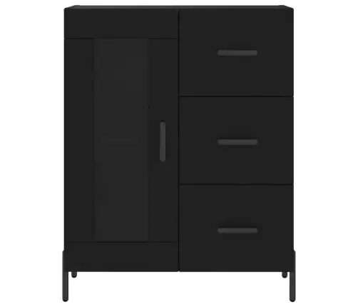 Puhvetkapp, Must, 69,5 X 34 X 90 cm Tehispuit