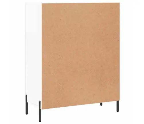 Kumode, Spīdīgi Balta, 69,5X34X90 Cm, Inženierijas Koks Vidaxl