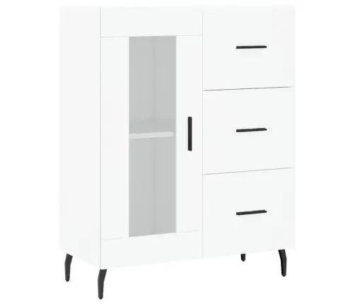 Puhvetkapp, Valge, 69,5 X 34 X 90 cm Tehispuit