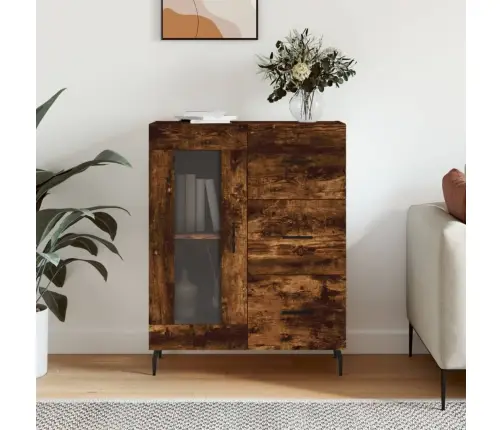 Kumode, Ozolkoka Krāsa, 69,5X34X90 Cm, Inženierijas Koks Vidaxl