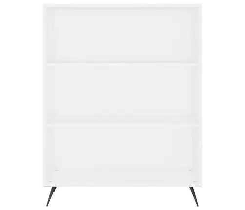 Grāmatu Plaukts, Balts, 69,5X32,5X90 Cm, Inženierijas Koks Vidaxl