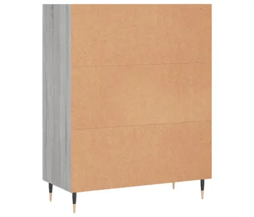 Knygų Spinta, Pilka Ąžuolo, 69,5X32,5X90cm Apdirbta Mediena