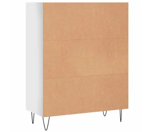 Knygų Spinta, Balta, 69,5X32,5X90cm Apdirbta Mediena, Blizgi