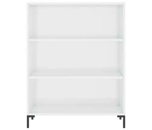 Grāmatplaukts, Balts, 69,5X32,5X90 Cm, Inženierijas Koks Vidaxl