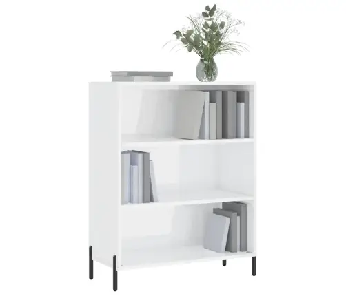 Plaukts, Balts, 69,5X32,5X90 Cm, Inženierijas Koks Vidaxl