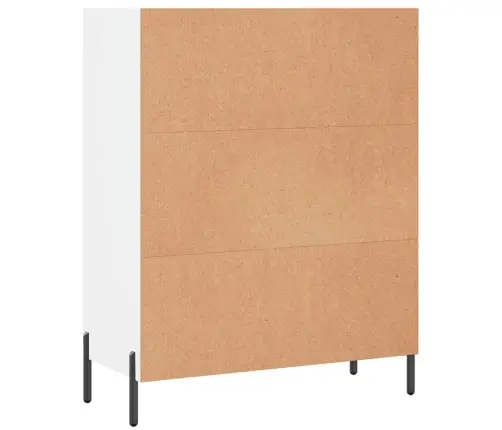 Plaukts, Balts, 69,5X32,5X90 Cm, Inženierijas Koks Vidaxl