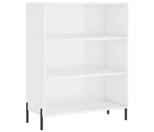 Plaukts, Spīdīgi Balts, 69,5X32,5X90 Cm, Inženierijas Koks Vidaxl Plaukts, Spīdīgi Balts, 69,5X32,5X90 Cm, Inženierijas Koks Vidaxl