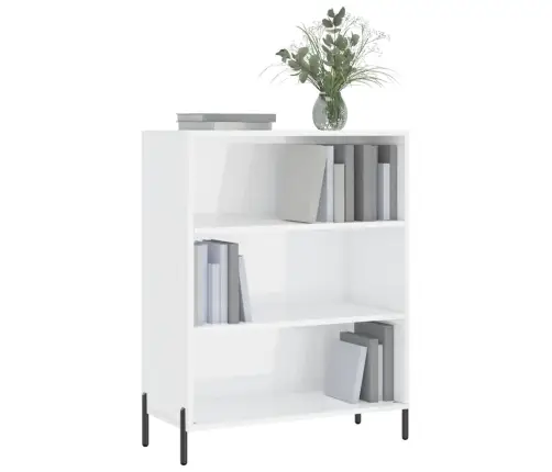 Plaukts, Spīdīgi Balts, 69,5X32,5X90 Cm, Inženierijas Koks Vidaxl Plaukts, Spīdīgi Balts, 69,5X32,5X90 Cm, Inženierijas Koks Vidaxl